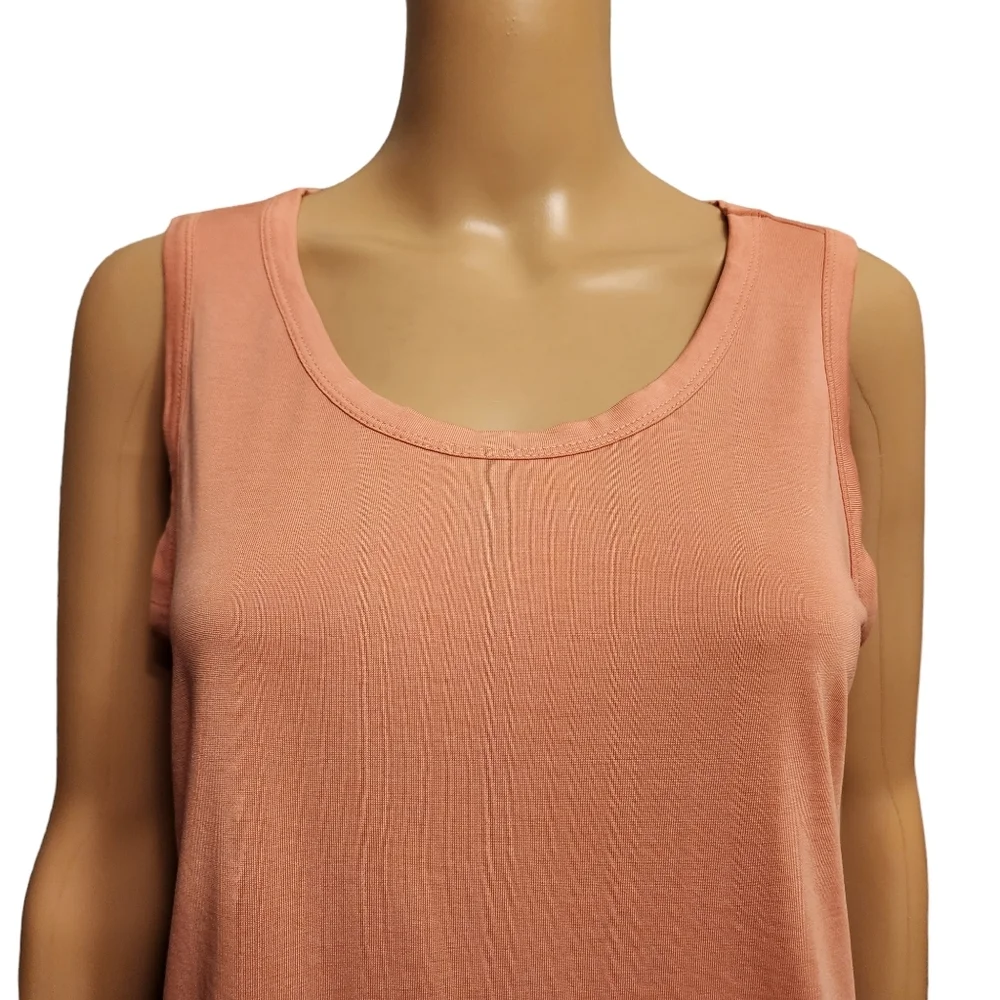 Crosby Dusty Rose Stretch Tank Top - Picture 2 of 9
